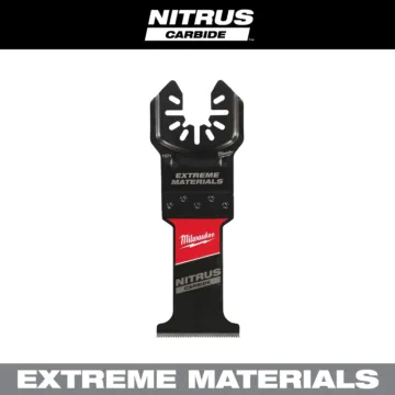 Milwaukee 1-3/8" NITRUS™ Carbide Extreme Materials Universal Fit Oscillating Multi-Tool Blade (1 PK)