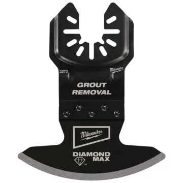 Milwaukee DIAMOND MAX™ Diamond Grit Grout Removal Universal Fit Oscillating Multi-Tool Blade (1 PK)