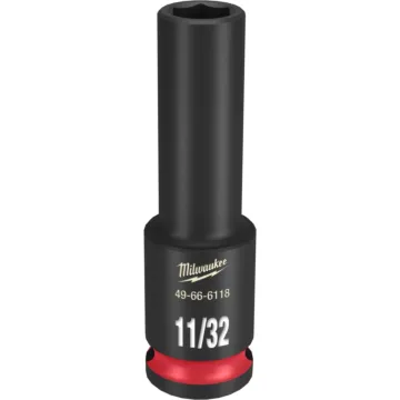Milwaukee SHOCKWAVE™ Impact Duty 3/8" Drive 11/32" Deep 6 Point Socket