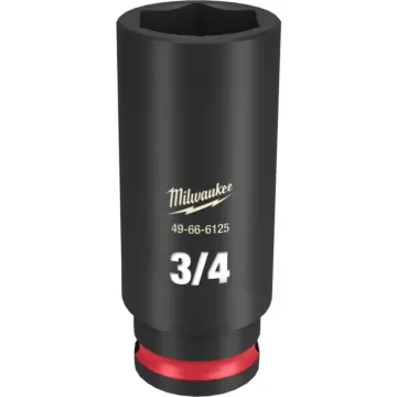 Milwaukee SHOCKWAVE™ Impact Duty 3/8" Drive 3/4" Deep 6 Point Socket