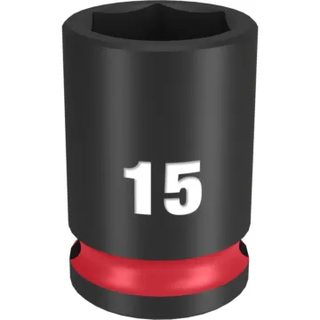 Milwaukee SHOCKWAVE™ Impact Duty 3/8" Drive 15MM Standard 6 Point Socket