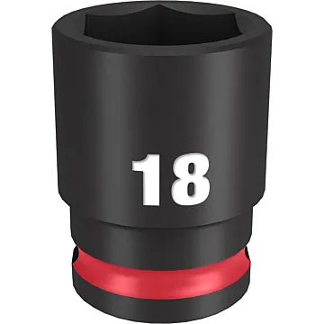 Milwaukee SHOCKWAVE™ Impact Duty 3/8" Drive 18MM Standard 6 Point Socket