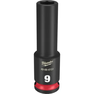 Milwaukee SHOCKWAVE™ Impact Duty 3/8" Drive 9MM Deep 6 Point Socket