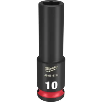 Milwaukee SHOCKWAVE™ Impact Duty 3/8" Drive 10MM Deep 6 Point Socket