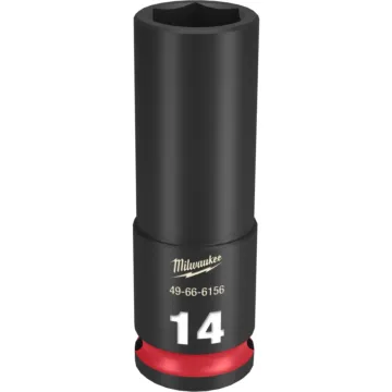 Milwaukee SHOCKWAVE™ Impact Duty 3/8" Drive 14MM Deep 6 Point Socket