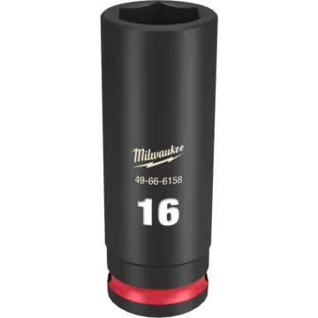 Milwaukee SHOCKWAVE™ Impact Duty 3/8" Drive 16MM Deep 6 Point Socket