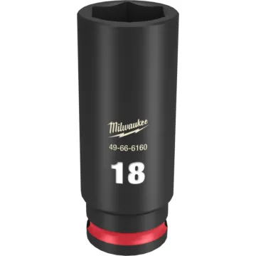 Milwaukee SHOCKWAVE™ Impact Duty 3/8" Drive 18MM Deep 6 Point Socket