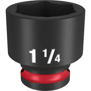 Milwaukee SHOCKWAVE™ Impact Duty 1/2" Drive 1-1/4" Standard 6 Point Socket