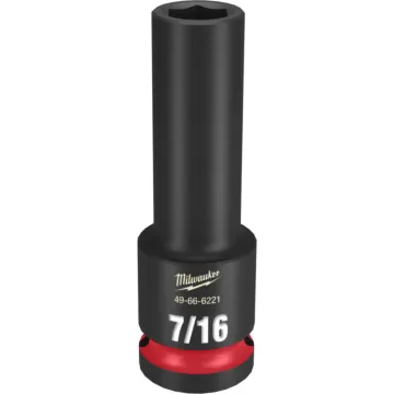 Milwaukee SHOCKWAVE™ Impact Duty 1/2" Drive 7/16" Deep 6 Point Socket