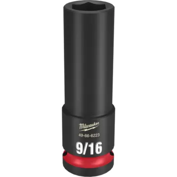 Milwaukee SHOCKWAVE™ Impact Duty 1/2" Drive 9/16" Deep 6 Point Socket