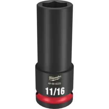 Milwaukee SHOCKWAVE™ Impact Duty 1/2" Drive 11/16" Deep 6 Point Socket