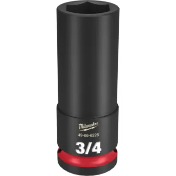Milwaukee SHOCKWAVE™ Impact Duty 1/2" Drive 3/4" Deep 6 Point Socket
