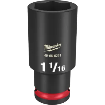 Milwaukee SHOCKWAVE™ Impact Duty 1/2" Drive 1-1/16" Deep 6 Point Socket