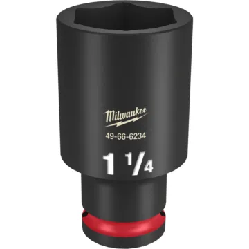 Milwaukee SHOCKWAVE™ Impact Duty 1/2" Drive 1-1/4" Deep 6 Point Socket