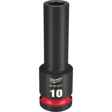 Milwaukee SHOCKWAVE™ Impact Duty 1/2" Drive 10MM Deep 6 Point Socket
