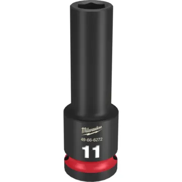 Milwaukee SHOCKWAVE™ Impact Duty 1/2" Drive 11MM Deep 6 Point Socket