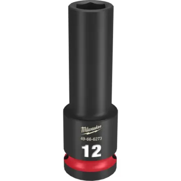 Milwaukee SHOCKWAVE™ Impact Duty 1/2" Drive 12MM Deep 6 Point Socket