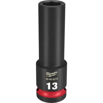 Milwaukee SHOCKWAVE™ Impact Duty 1/2" Drive 13MM Deep 6 Point Socket