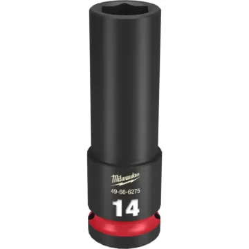 Milwaukee SHOCKWAVE™ Impact Duty 1/2" Drive 14MM Deep 6 Point Socket