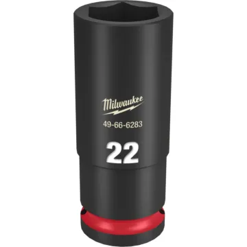 Milwaukee SHOCKWAVE™ Impact Duty 1/2" Drive 22MM Deep 6 Point Socket