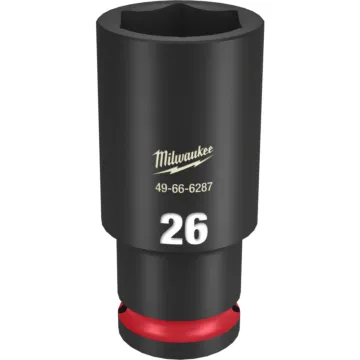 Milwaukee SHOCKWAVE™ Impact Duty 1/2" Drive 26MM Deep 6 Point Socket