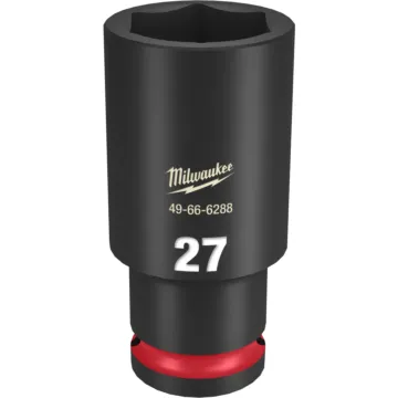 Milwaukee SHOCKWAVE™ Impact Duty 1/2" Drive 27MM Deep 6 Point Socket