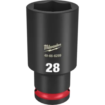 Milwaukee SHOCKWAVE™ Impact Duty 1/2" Drive 28MM Deep 6 Point Socket