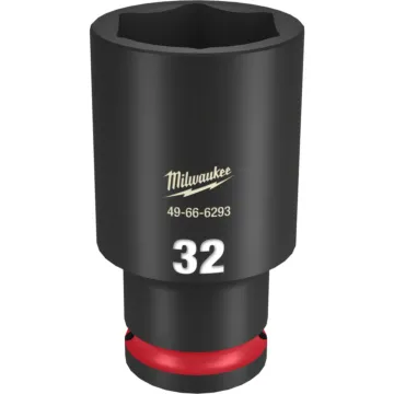 Milwaukee SHOCKWAVE™ Impact Duty 1/2" Drive 32MM Deep 6 Point Socket