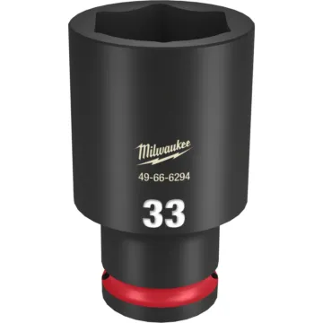 Milwaukee SHOCKWAVE™ Impact Duty 1/2" Drive 33MM Deep 6 Point Socket