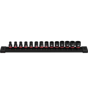 Milwaukee 14PC SHOCKWAVE™ Impact Duty 3/8" Drive Metric Standard 6 Point Socket Set
