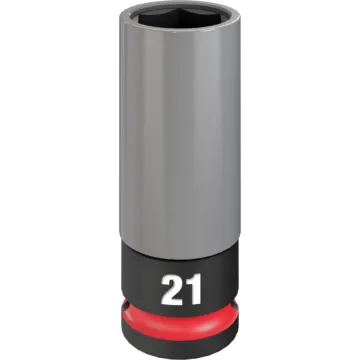 Milwaukee SHOCKWAVE™ Impact Duty 1/2 Drive 21MM Metric Lug Nut Wheel Socket