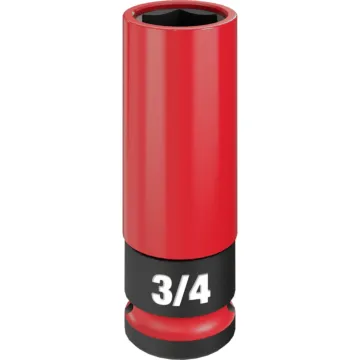 Milwaukee SHOCKWAVE™ Impact Duty 1/2 Drive 3/4" SAE Lug Nut Wheel Socket