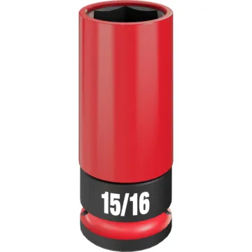 Milwaukee SHOCKWAVE™ Impact Duty 1/2 Drive 15/16" SAE Lug Nut Wheel Socket