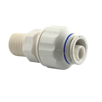 Jones Stephens 5/8" OD x 1/2" Twist to Lock Plastic Male Adapter
