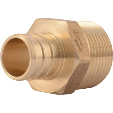 SHARKBITE SharkBite 3/4 In. CF x 3/4 In. MPT Brass PEX Adapter