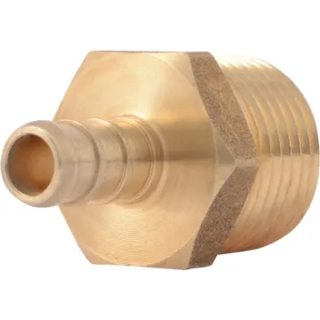 SHARKBITE SharkBite 3/8 In. CF x 1/2 In. MPT Brass PEX Adapter