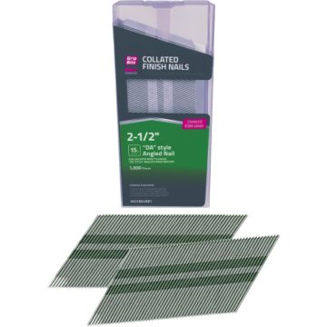 Grip-Rite 2-1/2 In. x 15 ga #304 Stainless Steel DA-Style Angle Collated Finishing Nail (1000-Count)