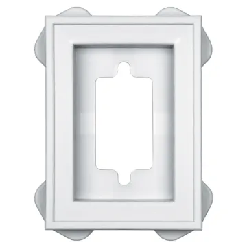 Ply Gem Mounting Block, 6-5/16 in. L, 4-1/2 in. W (White)