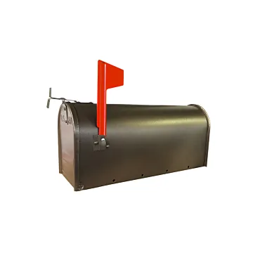 Fulton 18-3/4 in 6-7/8 in 8-3/4 in Standard Post Mount Mailbox