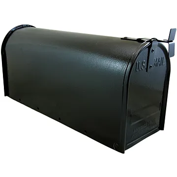 Fulton 18-3/4 in 6-7/8 in 8-3/4 in Standard Post Mount Mailbox