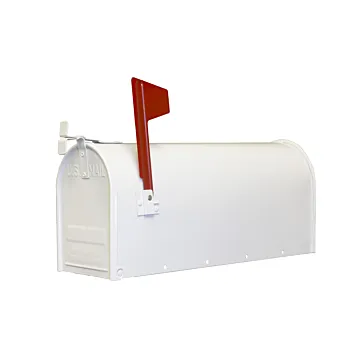 Fulton 18-3/4 in 6-7/8 in 8-3/4 in Standard Post Mount Mailbox