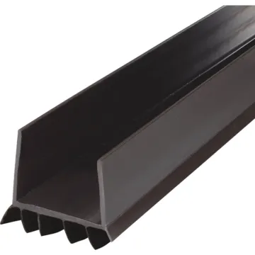 M-D Building Products CINCH 2 In. W. x 1.75 In. H. x 36 In. L. Vinyl Brown Door Bottom