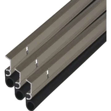 M-D Building Products Satin Nickel Aluminum and Vinyl Screw-on Top and Sides Door Seal Kit