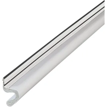 M-D Building Products 81 In. White Vinyl-coated Foam Top and Sides Door Seal for Doors with Kerf/Channel