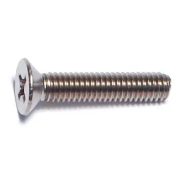 4 mm - 0.70 x 20 mm Machine Screw, Phillips Flat Head, Zinc 