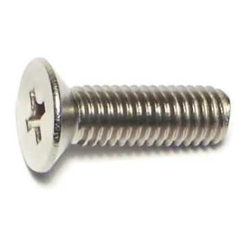 5 mm - 0.80 x 16 mm Machine Screw, Phillips Flat Head, Stainless Steel 