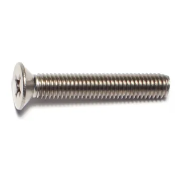 5 mm - 0.80 x 30 mm Machine Screw, Phillips Flat Head, Stainless Steel 