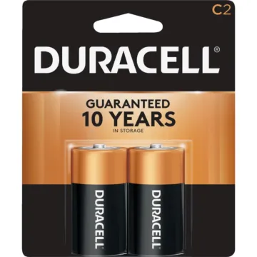 DuraCell CopperTop C Alkaline Battery (2-Pack)