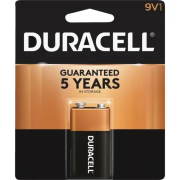 DuraCell CopperTop 9V Alkaline Battery