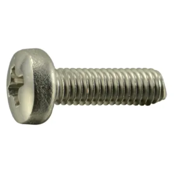 3 mm - 0.50 x 10 mm Machine Screw, Phillips Pan Head, Zinc 